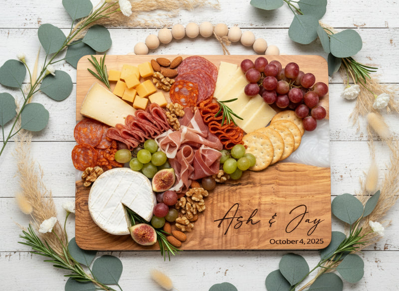 personalized Charcuterie board