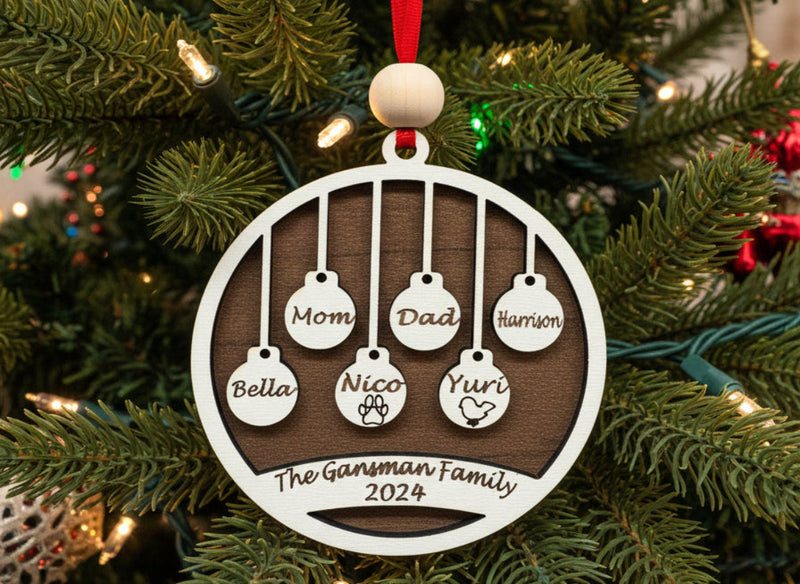 personalized Christmas ornament 